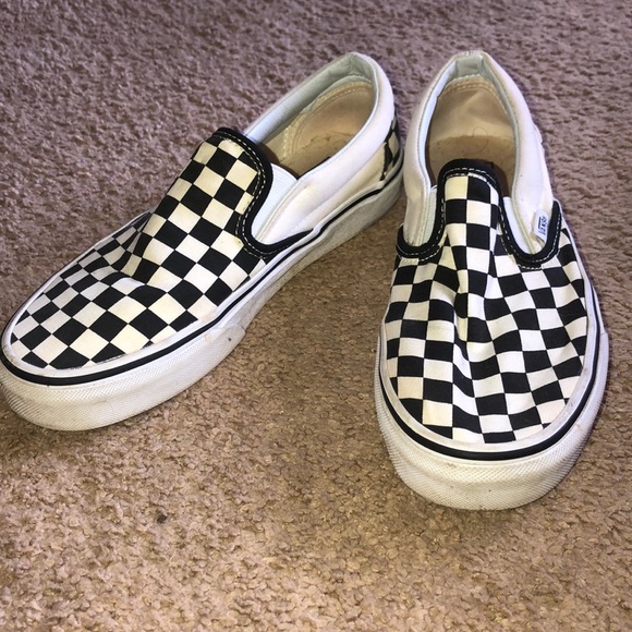 vans checker boards